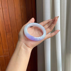 糯冰紫罗兰翡翠平安镯（57mm）（yc422972）