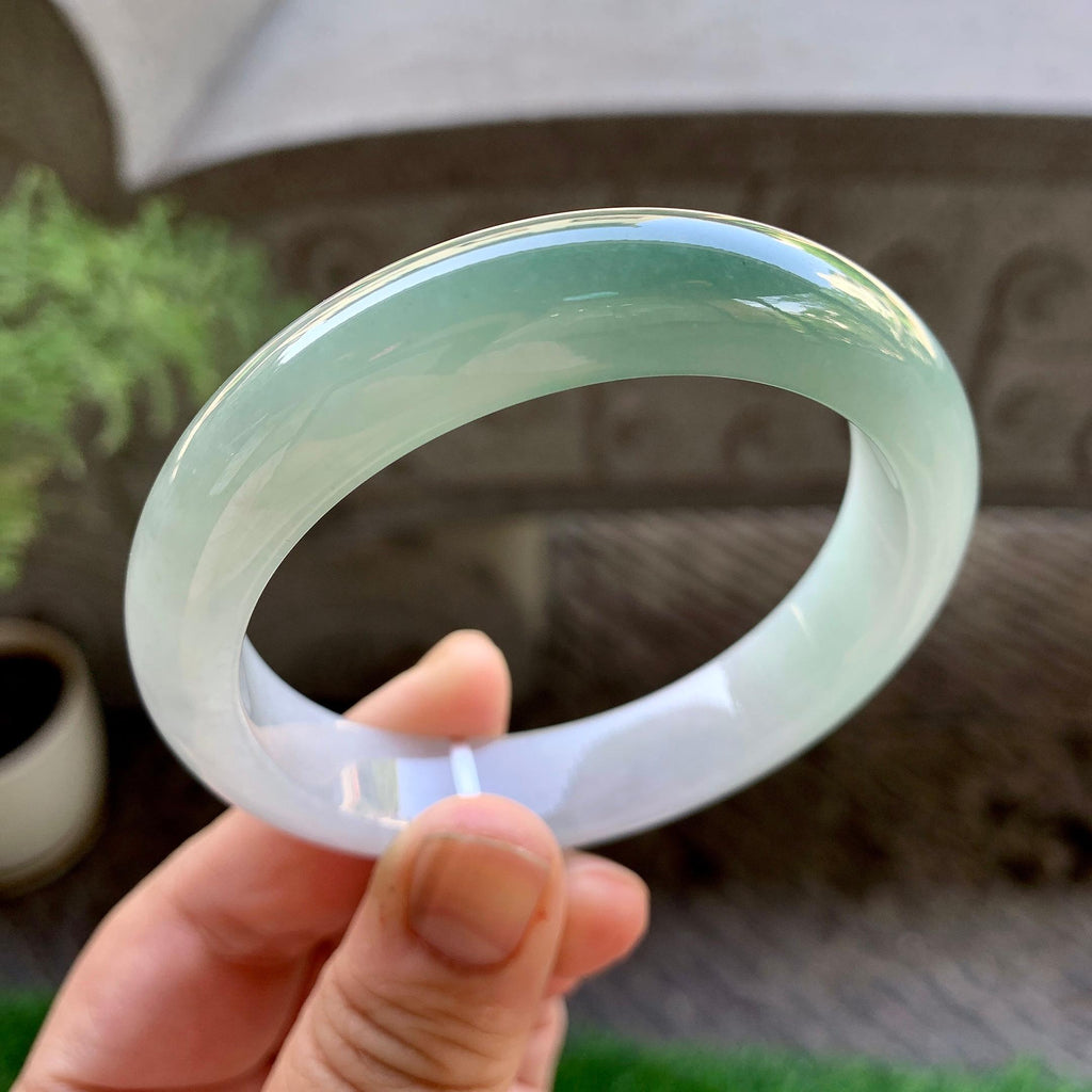 糯种半山水平安镯（57.3mm）（yc240759）