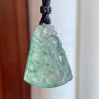 冰种飘花翡翠无事牌（yc257264）