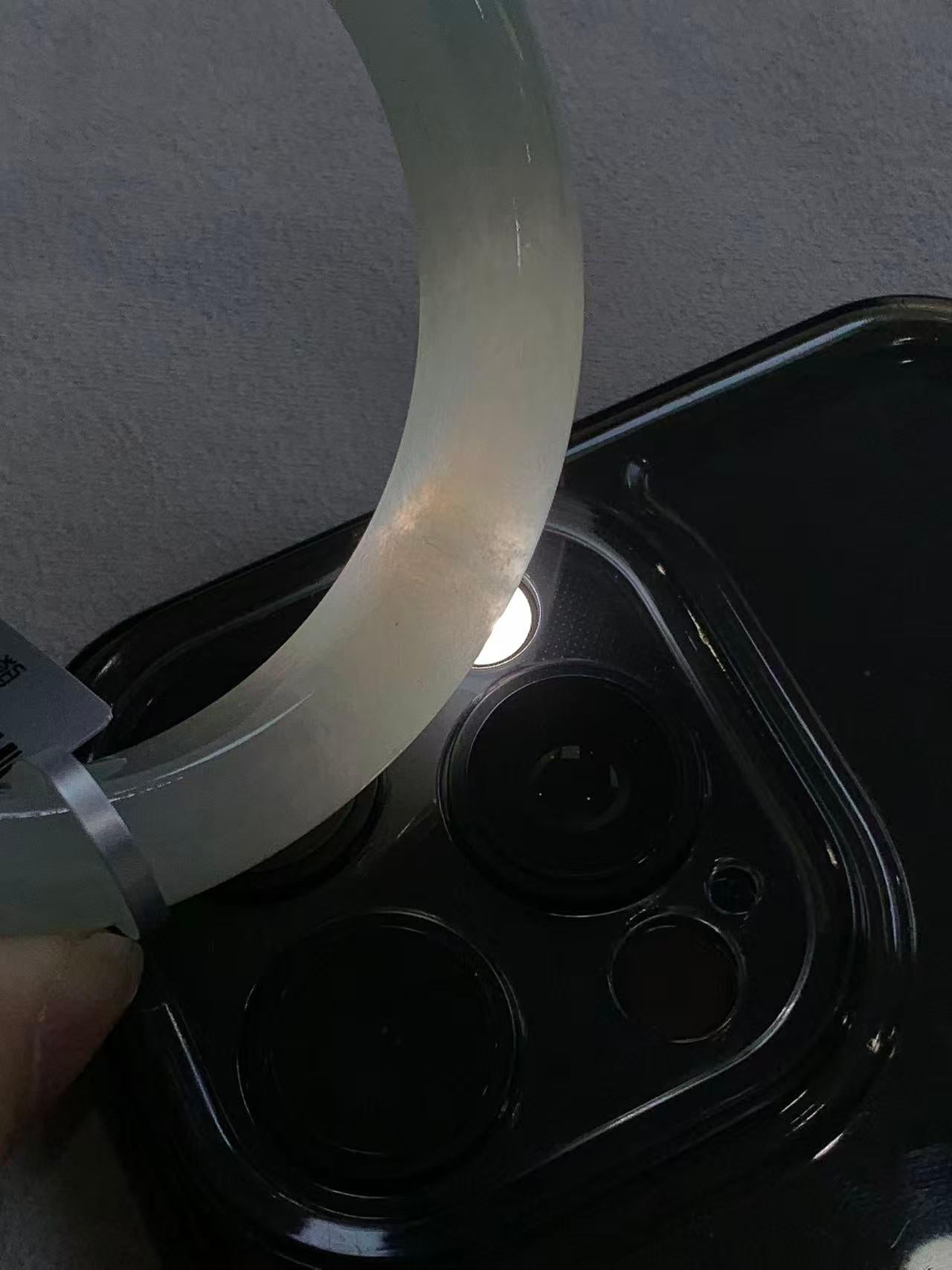 细糯种带底色平安镯（59.4mm）（yc305680）