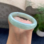 糯种淡晴底平安镯（56.5mm）（yc200970）