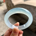 糯冰种淡晴底平安镯（54mm）（yc261147）