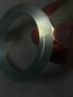 糯冰种晴水平安镯（54.5mm）（yc261145）