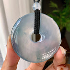 冰种飘花平安扣挂件（yc246708）