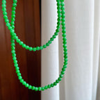 糯冰阳绿翡翠小米珠（yc310746）