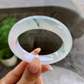 糯冰种飘花平安镯（50.7mm）（yc199558）