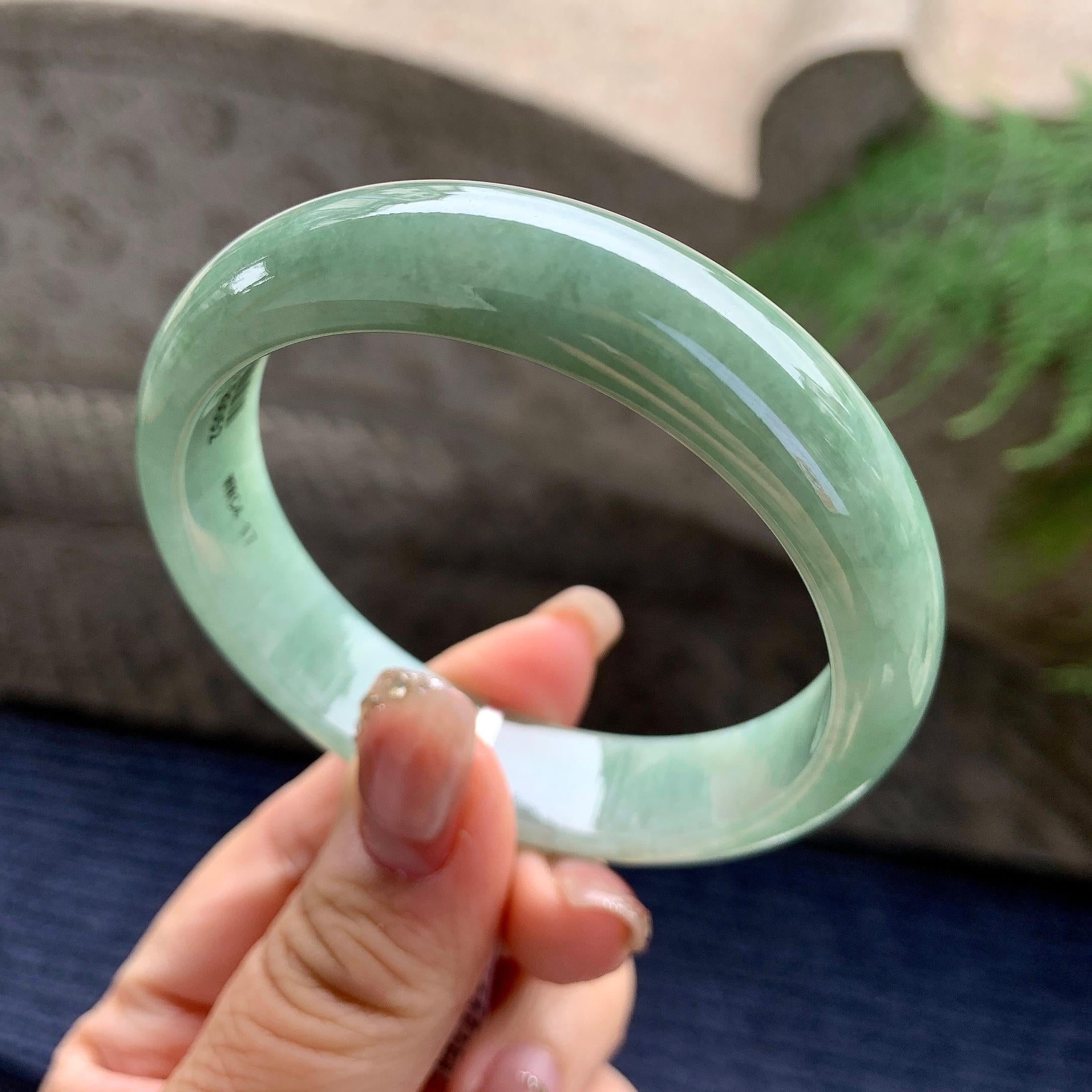 糯种晴底平安镯（56mm）（yc297953）