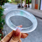 高冰种飘绿贵妃手镯（51.6mm）（yc277890）