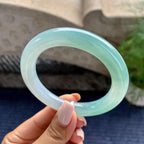 糯冰种晴底圆条手镯（56.1mm）（yc229245）