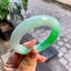 糯冰种飘阳绿平安镯（54.6mm）（yc292672）