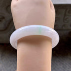 糯种飘绿平安镯（56.6mm）（yc296331）