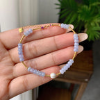 细糯种紫罗兰算盘珠手链（yc207250）