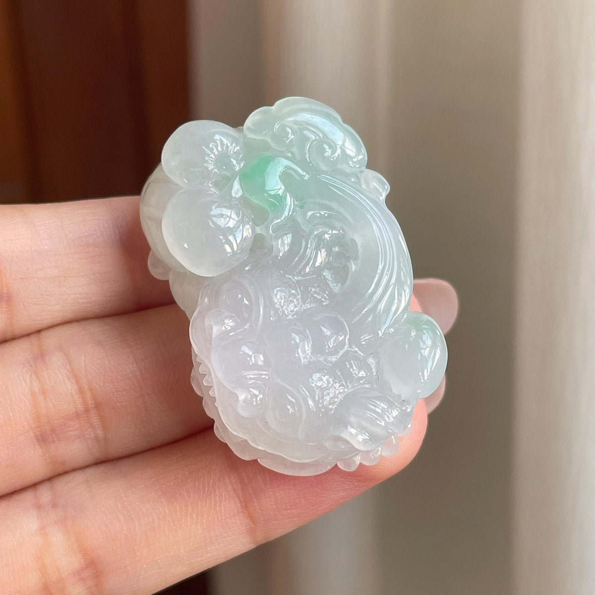 糯冰带色貔貅挂件（yc711744）