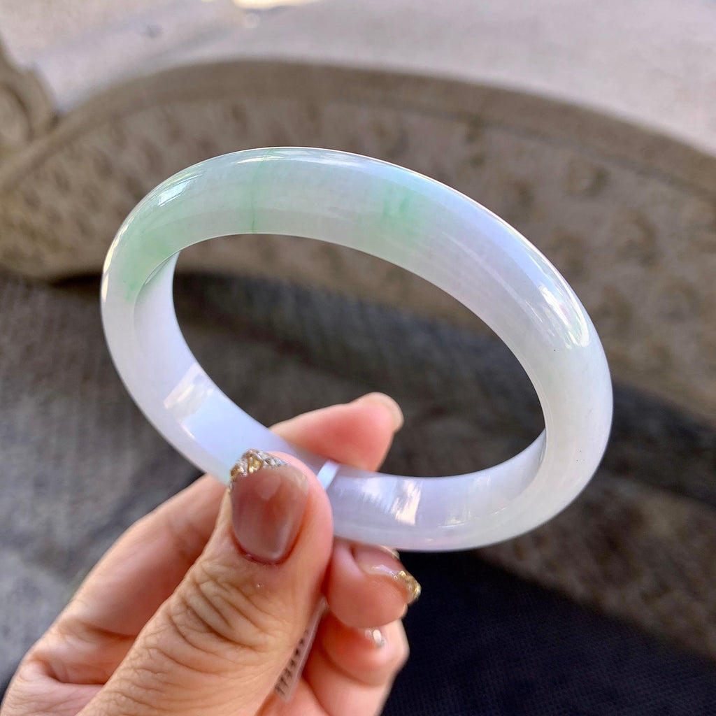 糯种飘花贵妃手镯（58mm）（yc273609）