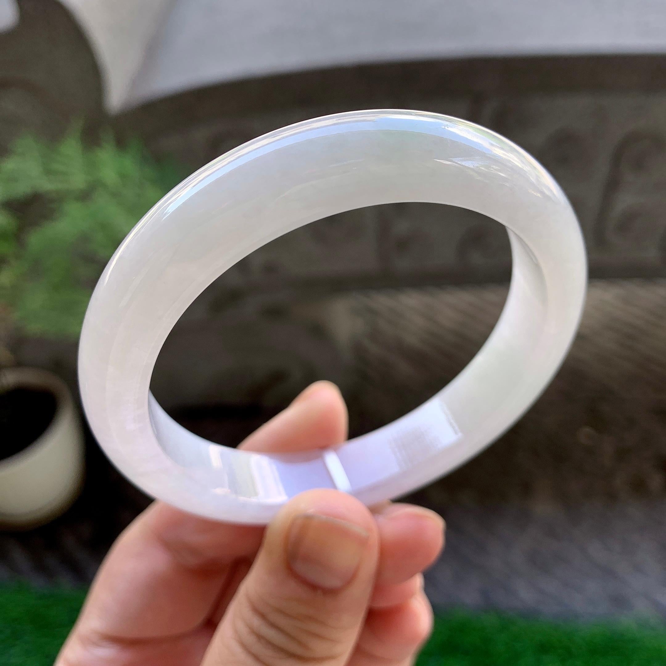 细糯种无色平安镯（57mm）（yc229796）