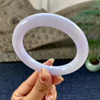 细糯种淡紫罗兰圆条手镯（59.8mm）（yc249450）