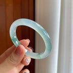 冰种飘花翡翠贵妃镯（53mm）（yc274639）