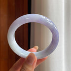 糯冰紫罗兰翡翠平安镯(57.5mm)（yc424298）