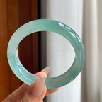 冰种蓝底翡翠平安镯（56.6mm）（yc238193）