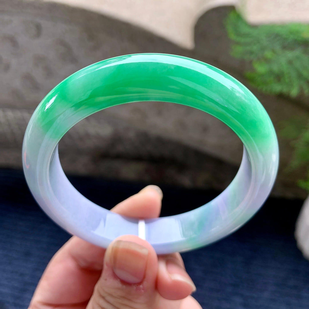 细糯种春彩平安镯（58.2mm）（yc254091）