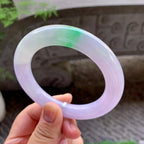 细糯种春彩圆条手镯（58.6mm）
