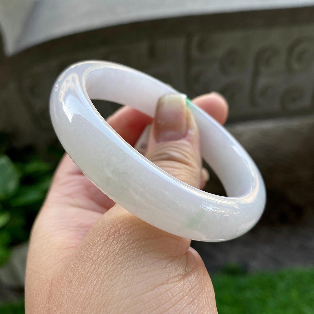 细糯种飘绿贵妃手镯（55mm）（yc304776）