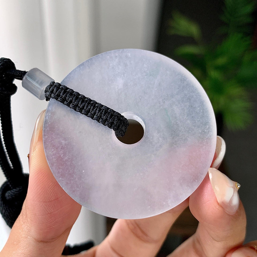 冰种无色平安扣挂件（yc246706）