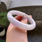 细糯种淡紫罗兰平安镯（58.4mm）（yc229799）