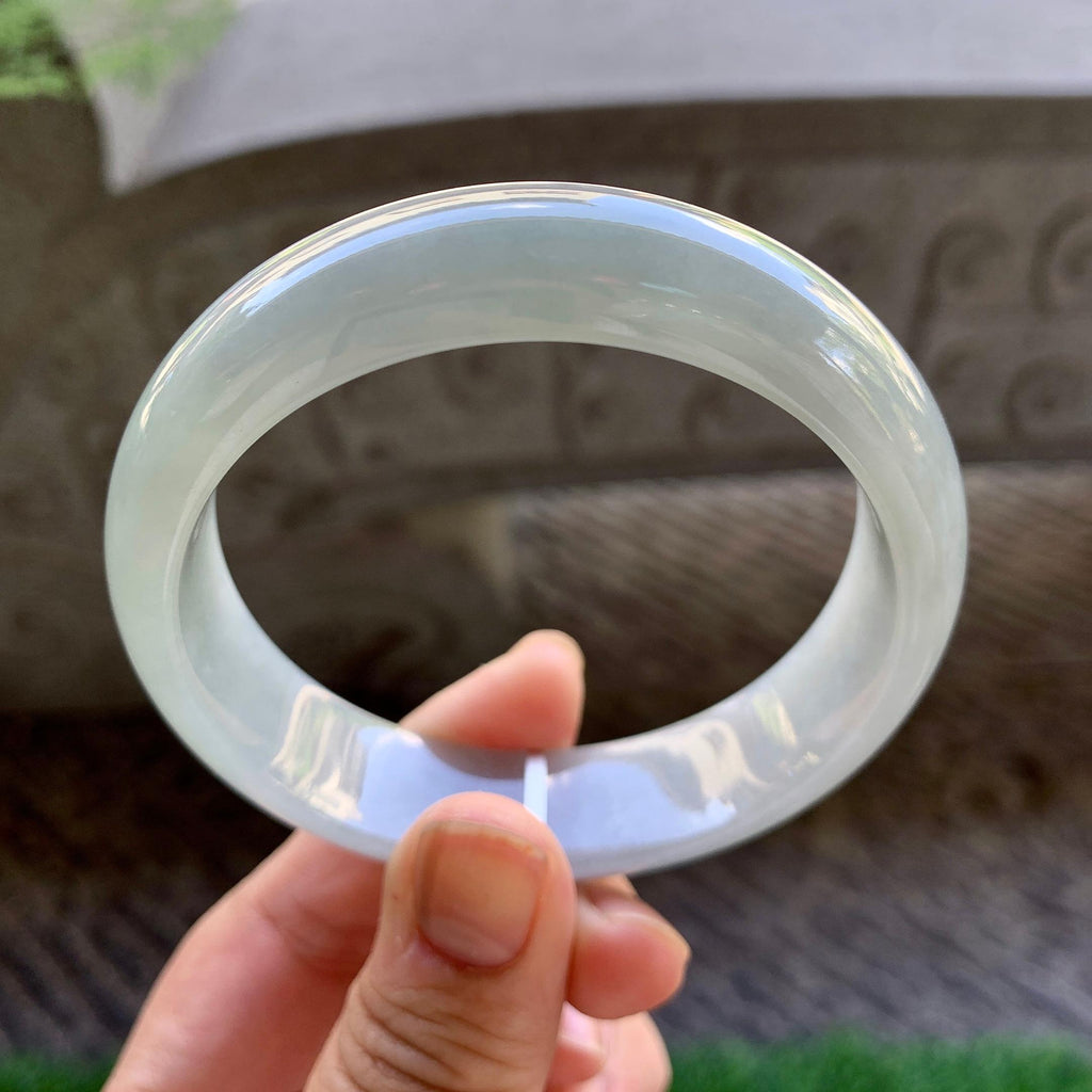糯种淡晴底宽版轮胎手镯（59.3mm）（yc213144）