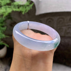糯冰种飘花贵妃手镯（51.5mm）（yc203691）