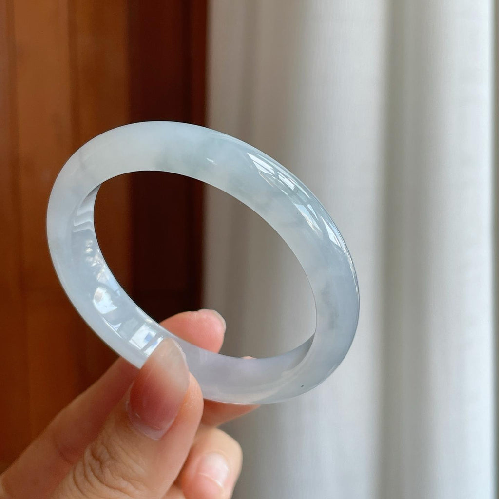 冰种飘花翡翠贵妃镯（51mm）（yc313011）