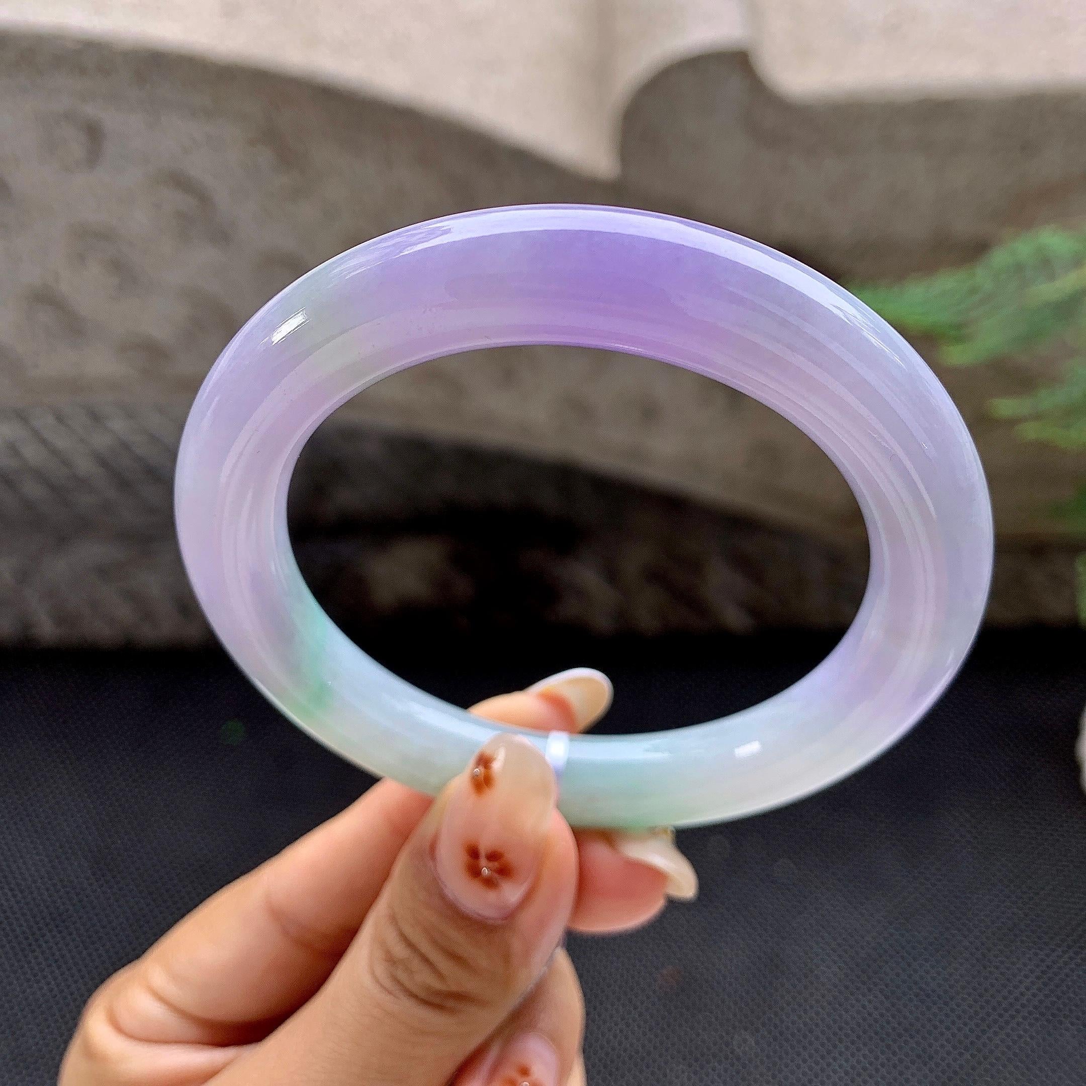 细糯种春彩圆条手镯（56.7mm）（yc257208）