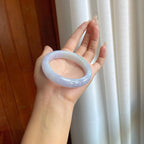 糯冰紫罗兰翡翠平安镯（56.5mm）（yc264146）