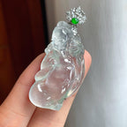 18k金镶冰种淡底色翡翠贵妃（yc251035）