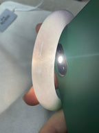 细糯种淡春彩平安镯（57.5mm）（yc233892）
