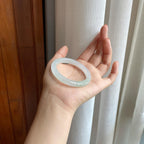 糯冰带晴底翡翠贵妃镯（51mm）（yc310312）