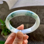 细糯种飘花贵妃手镯（56.6mm）（yc308176）
