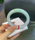 超值推荐白底青翡翠手镯 ️尺寸：56-12.4-8.9（wg0035184）