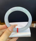 细糯春彩翡翠平安镯57-58 | 编号：23080620-29019 具体尺寸：57.5-11.6-8（wg0067431）