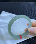 8号秒杀 圈口56-57能戴（23070607-26022） 超细腻显白的油青平安镯，做为第一条入门镯超级合适（wg0073835）