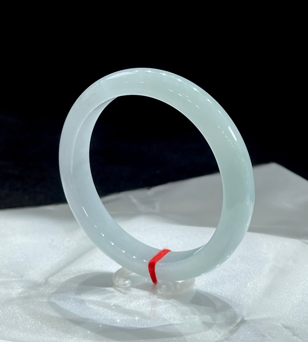糯冰半山水平安镯A9451号 编号：23080512-42015-C5-13 具体尺寸：58.6-11.3-7.9（wg0040193）