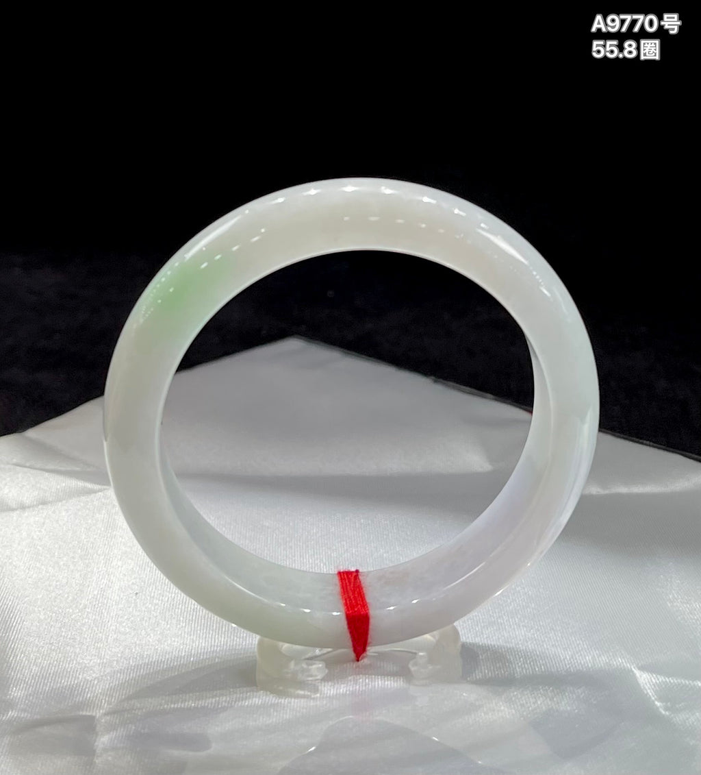 糯冰淡春彩平安镯A9770号 编号：22011819-21006-C13-13 具体尺寸：55.8-13-7.7（wg0070634）