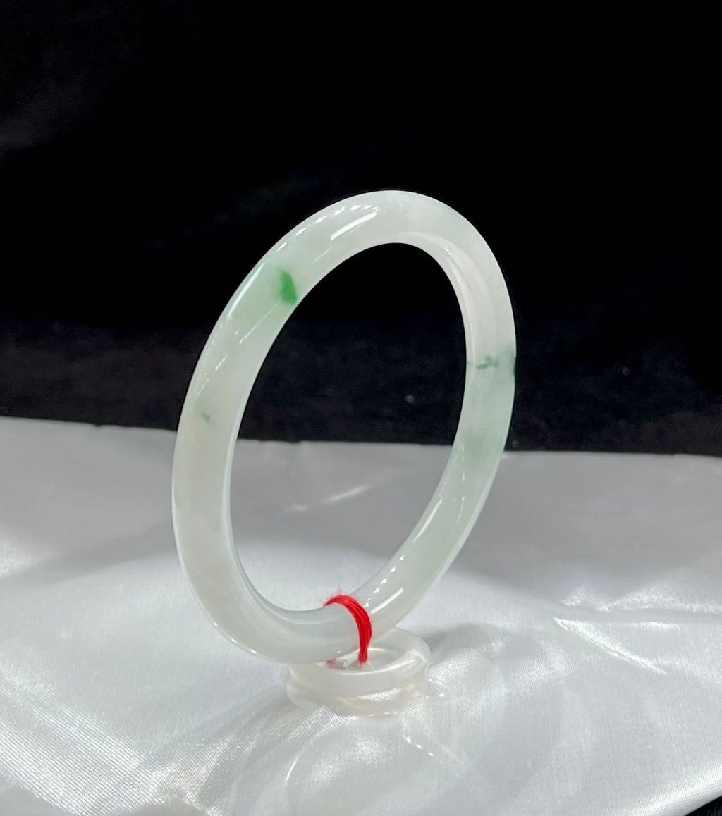 糯冰飘绿花美人条A9789号 编号：2409106-2002-C19-7 具体尺寸：55.6-7.8（wg0071608）