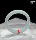 细糯冰淡蓝底平安镯A9865号 编号：23070312-6003-C13-17 具体尺寸：56-12.7-7.9（wg0076127）