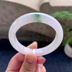细糯种飘花平安镯（55mm）（yc194568）